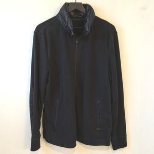 Lululemon Men's Rare Midnight Black Performance Puffer Panel Full Zip Jacket